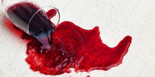 red wine on carpet Red wine spilled on white carpet